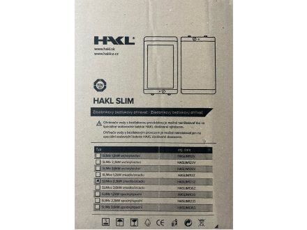 HAKL el. zásobníkový ohřívač vody 6,5 l 2,3 kW pro beztlakovou baterii - se zrcadlem