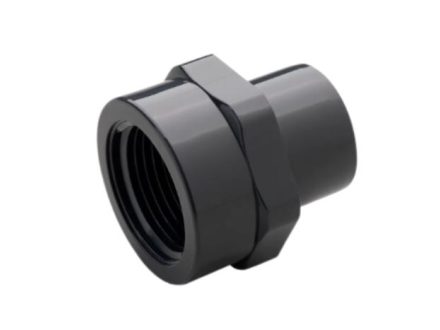 PVC-U Přechodový nipl závitový 25/20 mm s vnitřním závitem 1/2", PN16