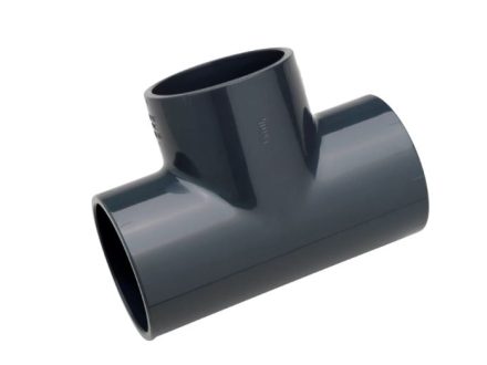 PVC-U T-kus s průměrem 20 mm, 3 x lepený spoj, PN16