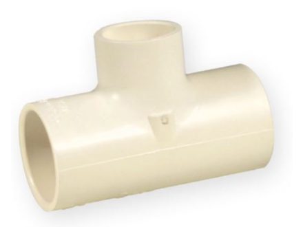 CPVC T-kus red. 6/4" x 1" x 6/4"