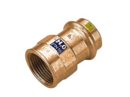 CU PRESS Přechod UZ 22 x 3/4" (VODA,TOPENÍ,PLYN) s vnitřním závitem