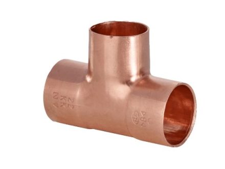 CU T-kus 22 mm pájecí