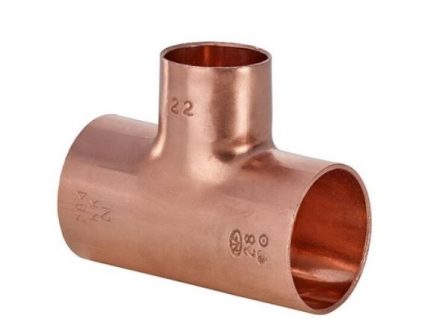 CU T-kus red. 22 x 15 x 22 mm pájecí