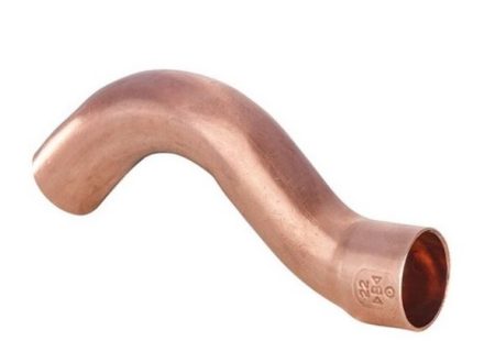 CU Obcház. půloblouk axi 18 mm pájecí