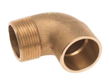 CU Koleno 90° VZ 18 x 1/2" pájecí (vnější závit)