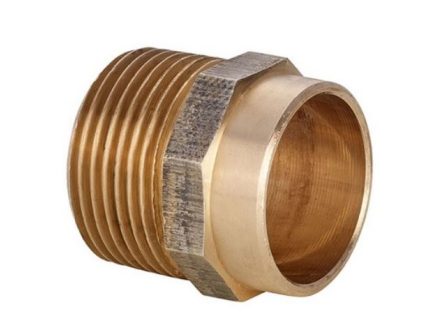 CU Přechod přímý VZ 22 x 3/4" pájecí (vnější závit)