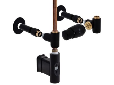 Foto - HYDRONIX Integra kompletní termostat. sada černá, levá, Cu 15 x 1 mm