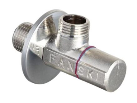FANSKI rohový ventil 3/8" x 1/2" teplá voda