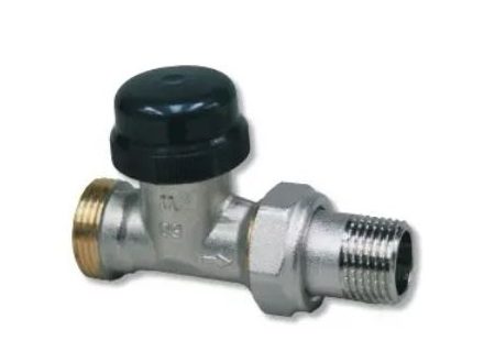 Foto - Termostat. ventil dvouregulační přímý 1/2" x 3/4" EK IVAR