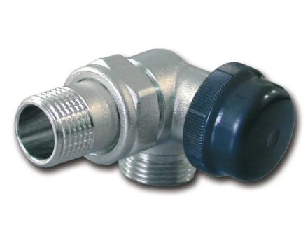 Termostat. ventil dvouregulační úhlový 1/2" pravý IVAR
