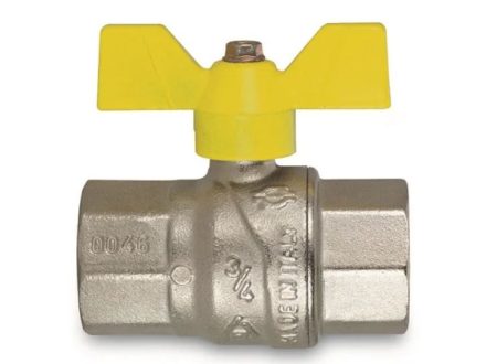 Kul. uzávěr plyn FUTURGAS - 3/4" FF motýl IVAR