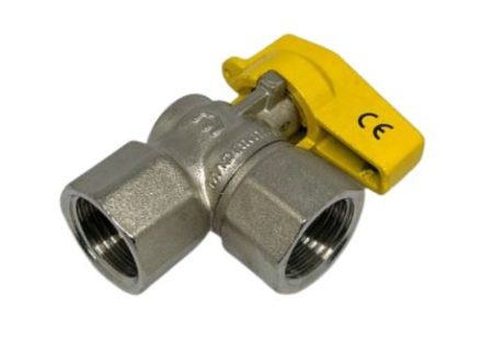 Kul. uzávěr plyn rohový - 1/2" FF motýl IVAR