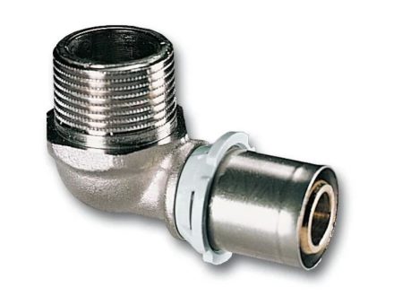 Foto - Koleno PRESS 90° vnější závit M 1/2" x 16 mm IVAR