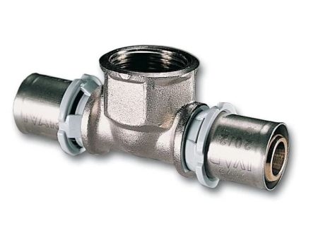 Foto - T-kus PRESS vnitřní závit F 20 x 1/2" F x 20 mm IVAR
