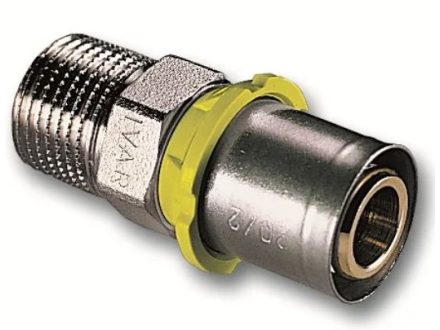 Foto - Přechodka PRESS-GAS vnější závit 1"M x 32 mm IVAR