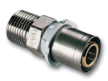 Foto - Přechodka PRESS vnější závit 3/4" M x 20 mm IVAR
