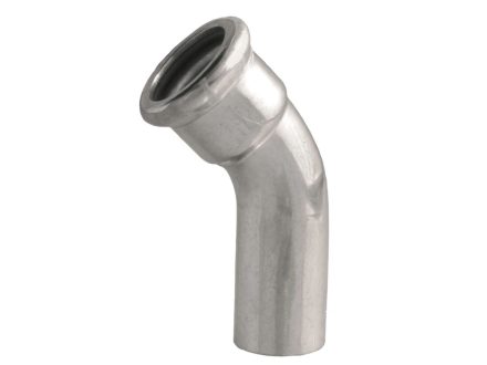 Oblouk 45° 42 mm s jedním zás. koncem IVAR C-STEEL