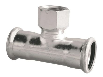 Foto - T-kus 90° s vnitř. záv. 22 x Rp1/2" x 22 mm IVAR C-STEEL