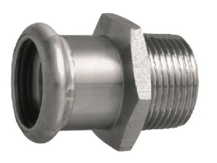 Přechodka s vněj. záv. 28 mm x R1" IVAR C-STEEL