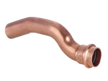 CU PRESS Půloblouk axi 22 mm (VODA,TOPENÍ)