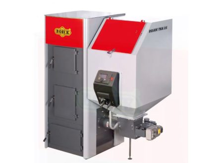 ROJEK TKA 25 automat na hn. uhlí a pelety, 25 kW, zás. PRAVÁ, EKODESIGN, bez roštů