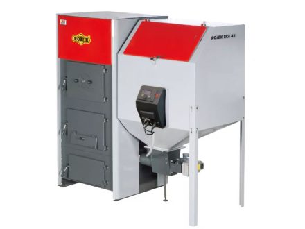 ROJEK TKA 45 automat na hn. uhlí a pelety, 45 kW, EKODESIGN, bez roštů