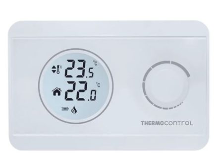 Termostat digit. TC305, 0-230V, 2A, drátový pokojový, bílý THERMOCONTROL