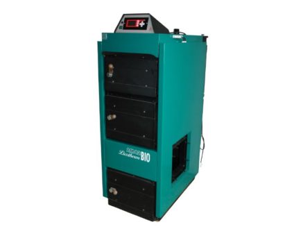 AM 42 Licotherm BIO - aut. kotel 44 kW, tř. 5 (násypka vpravo - 300 l)