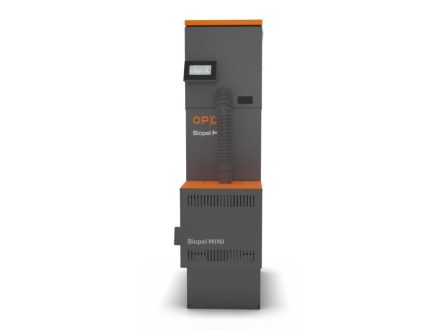 OPOP BIOPEL MINI TOWER SET 21, 60/V9 kotel na pelety 21 kW, automatický + násypka 60 kg + hořák + řídící jednotka V9