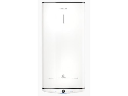 Boiler ARISTON VELIS PRO 80 EU, 1,5 kW, displej, svisle nebo vodorovně, bílý plášť, h= 27 cm