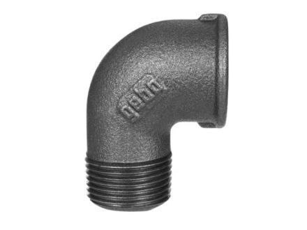 FE Koleno 1/2" F/M černé