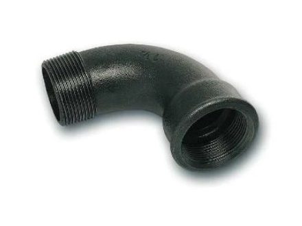 FE Koleno 3/4" F/M černé