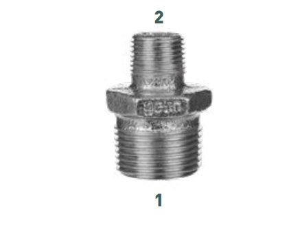 FE Vsuvka red. 1" x 3/4" pozink