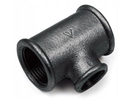 FE T-kus red. 3/4" x 1/2" x 3/4" F černý