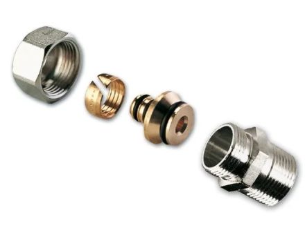 Foto - Set svěrného šroubení s vsuvkou - 3/4"Mx20x2 ALU